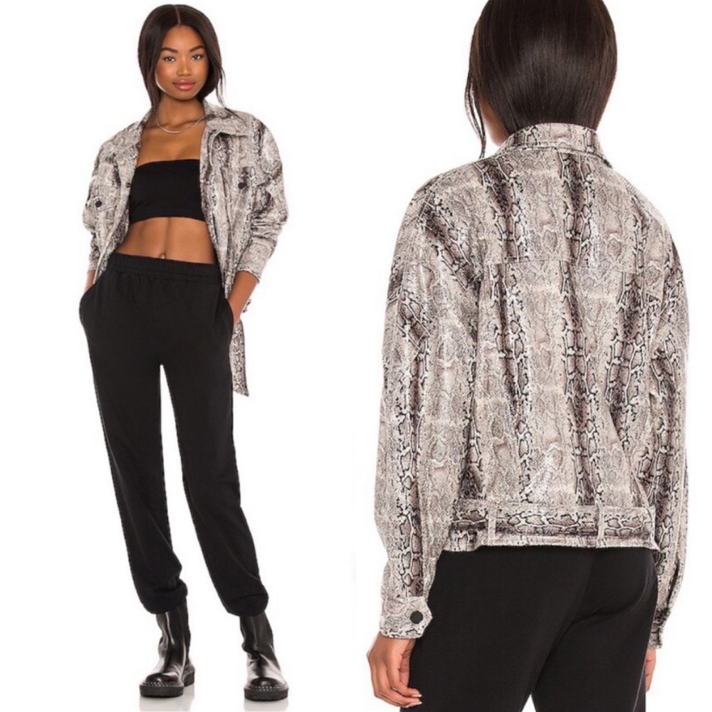 NWT Blank NYC Here I Go Again Faux Leather Jacket